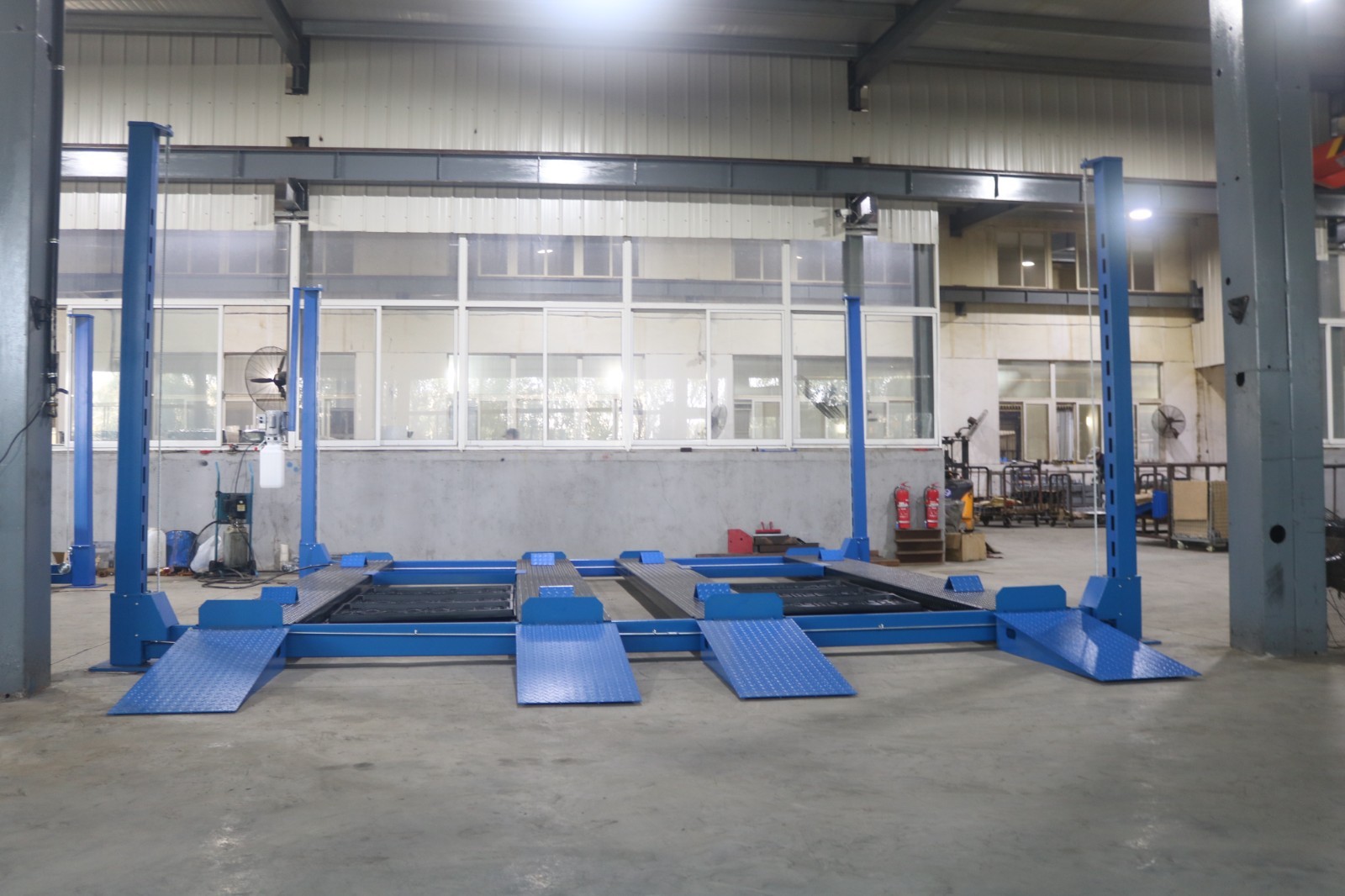 9000lb Double Sided 4 Post Car Lift Standard 78" Increased Height