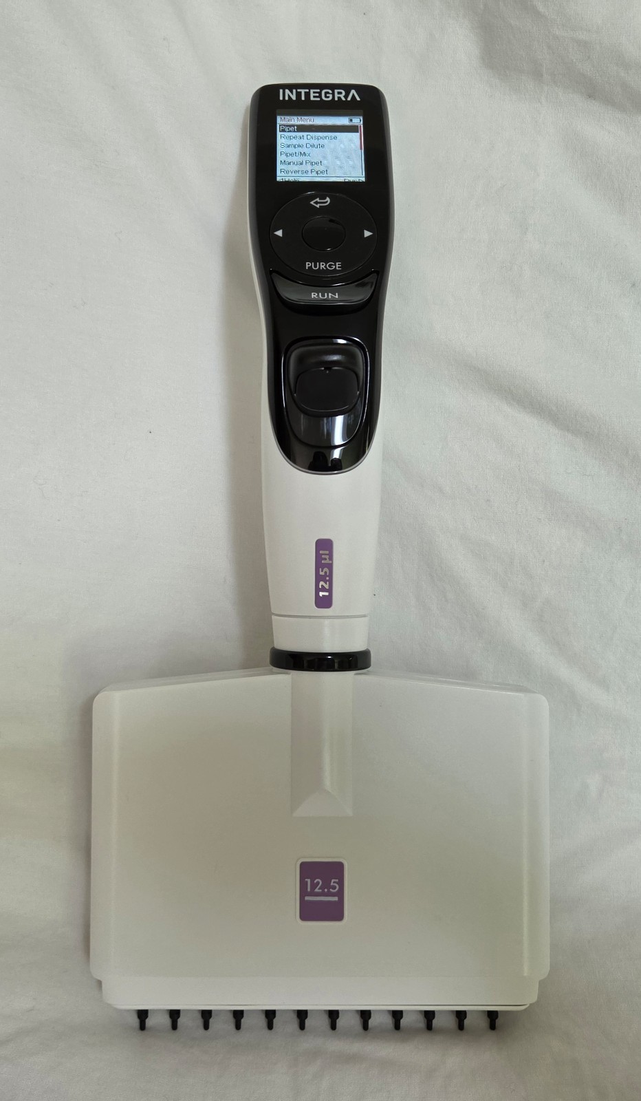 Integra 12 Channel VIAFLO Lightweight Electronic Pipette, Part# 4631, 12.5 uL