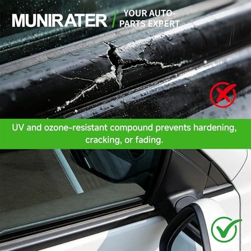 Outside Window Weatherstrip Moulding Trim Seal Belt Replacement for 2006-2008
