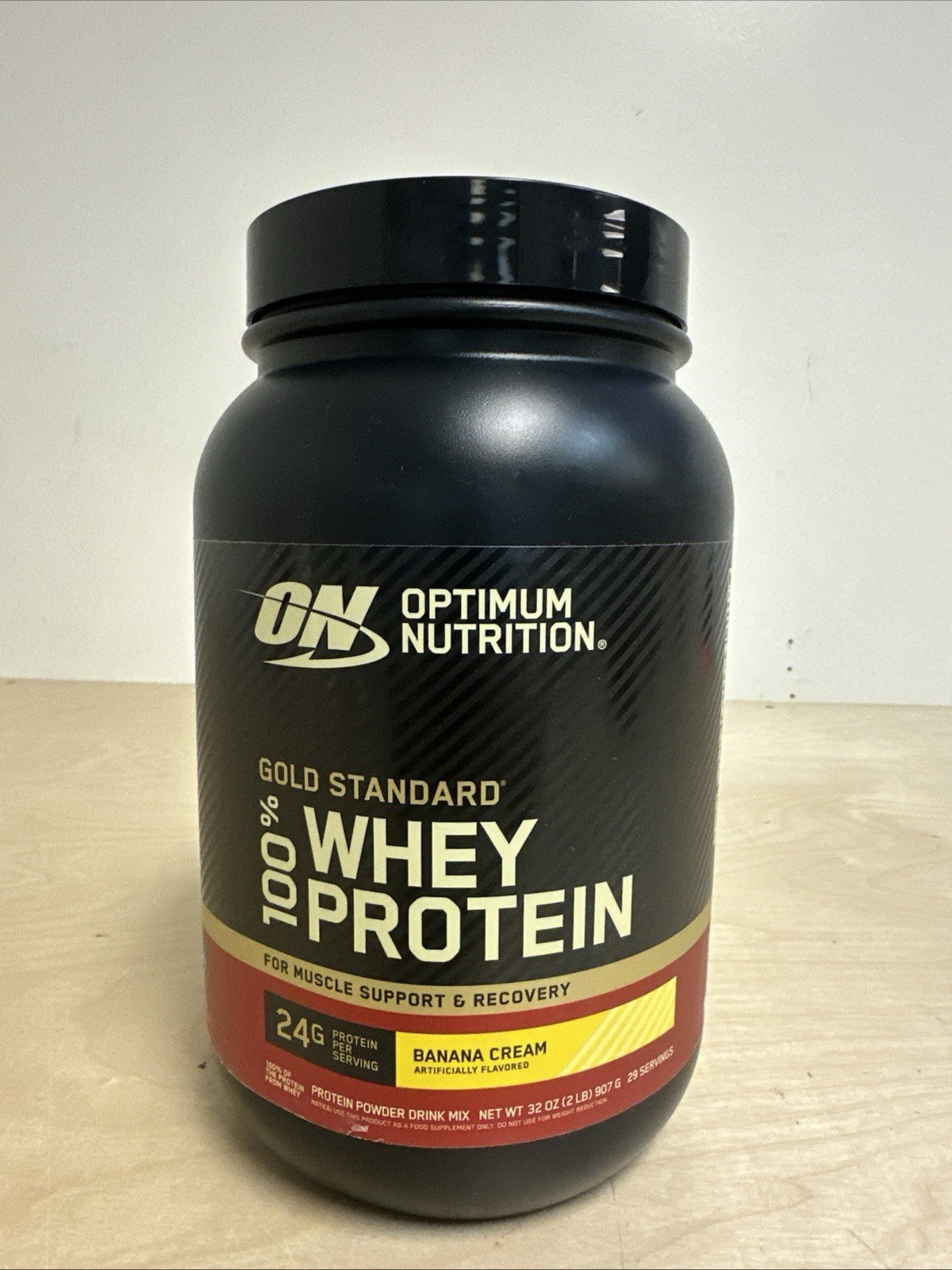 Optimum Nutrition Gold Standard 100% Whey 2lbs. Protein Powder with Banana Cream