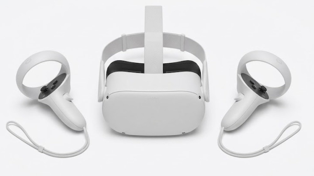 Meta Quest 2 VR Headset with Controllers and Cable 128GB