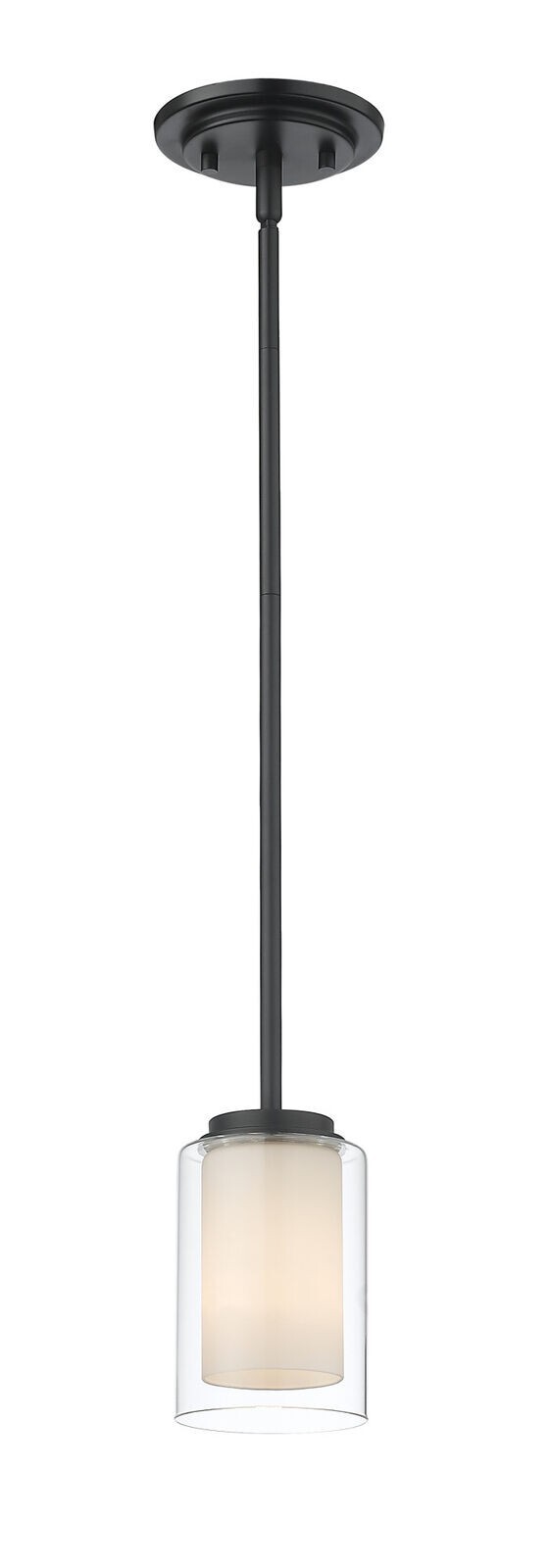 Z-Lite 426MP Willow 6"W Mini Pendant - Black