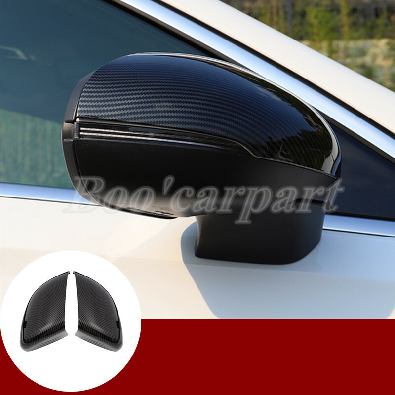 For Benz CLA C118 black mirror caps exterior mirror frame trims 2pcs