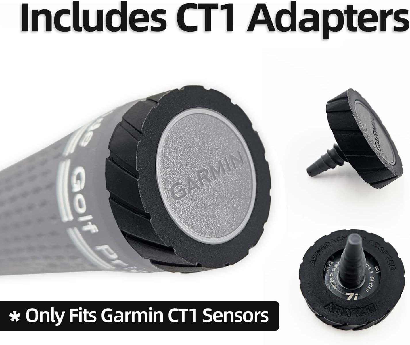 14 Pack Golf Sensor Covers – Includes CT1 Adapters – Compatible