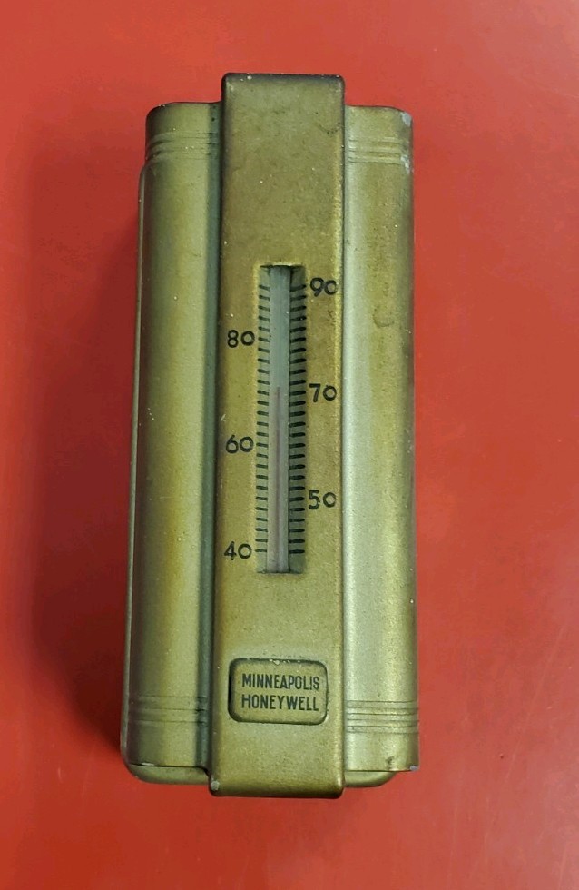 Vintage Minneapolis Honeywell Thermostat Vintage 1950s Art Deco Regulator