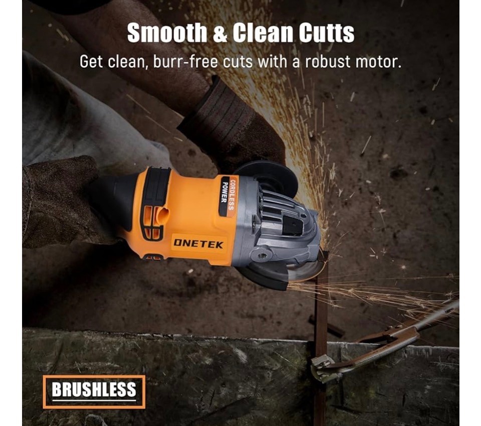 Onetek Cordless Angle Grinder Tool