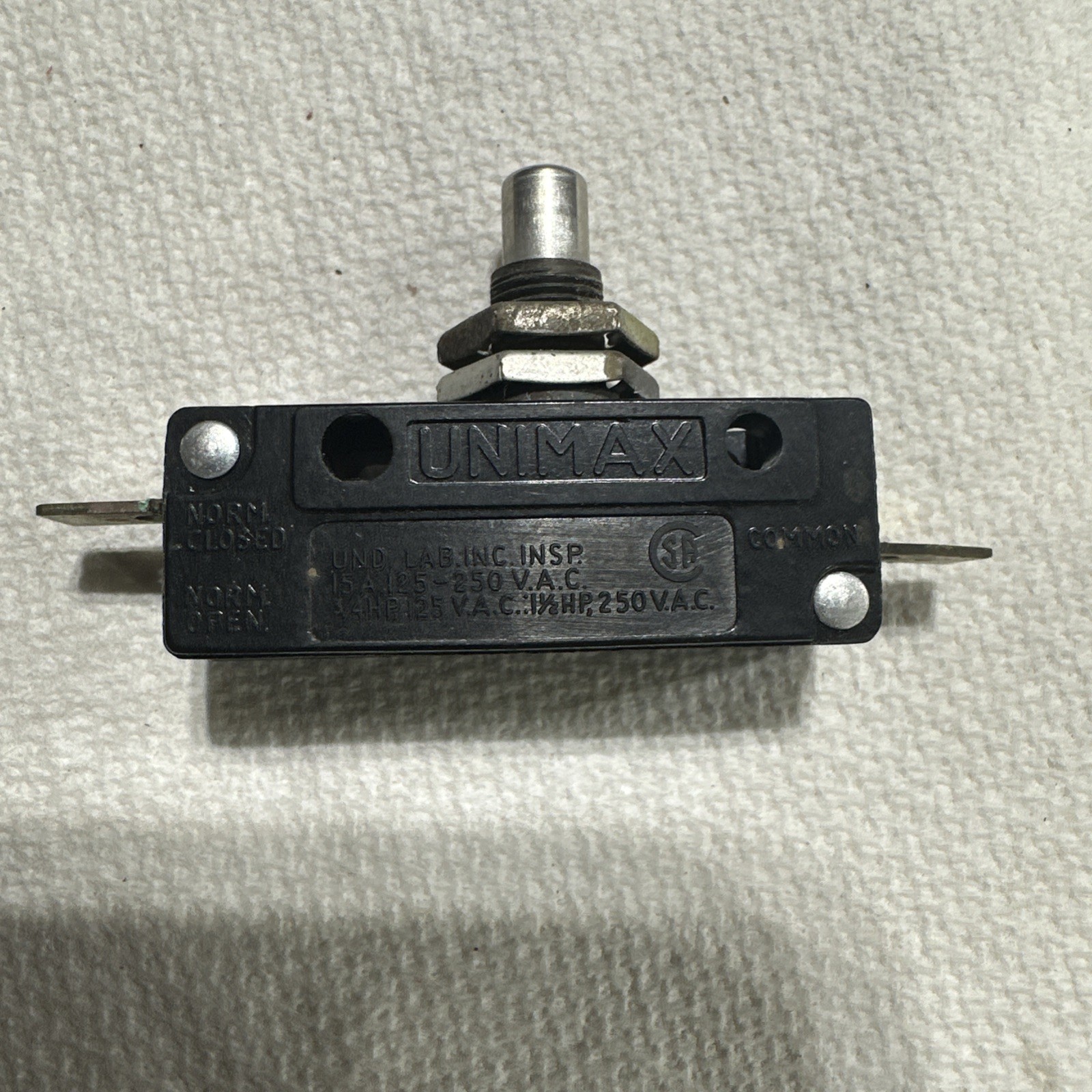 Unimax Micro Switch AJ-W Normally Closed