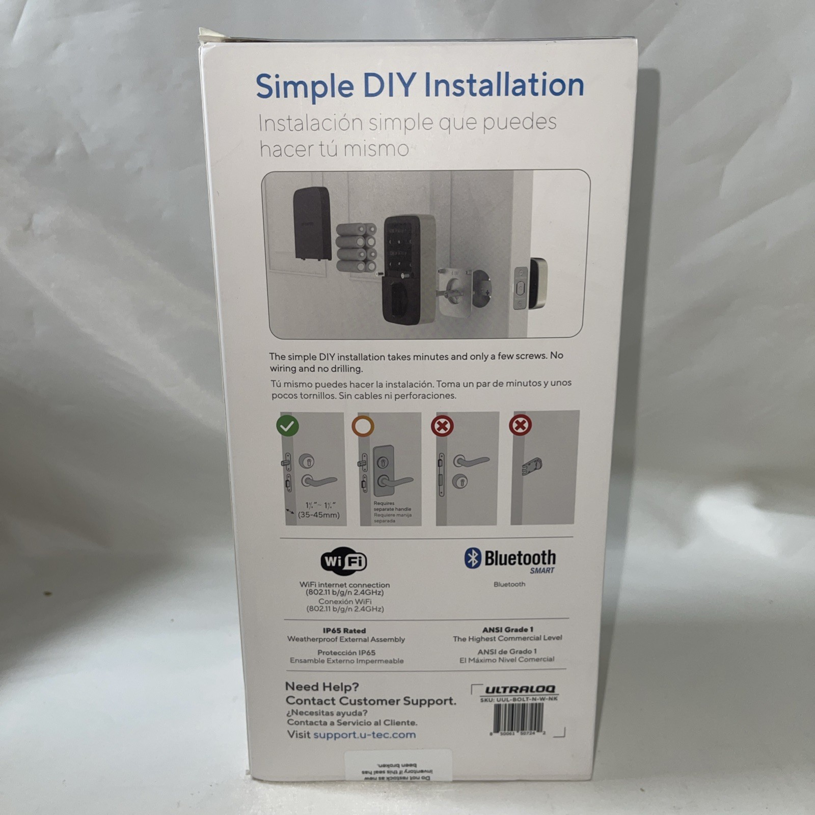 ULTRALOQ 2025 Upgrade Bolt NFC Built in Wifi Smart Door Lock *NEW SEALED*