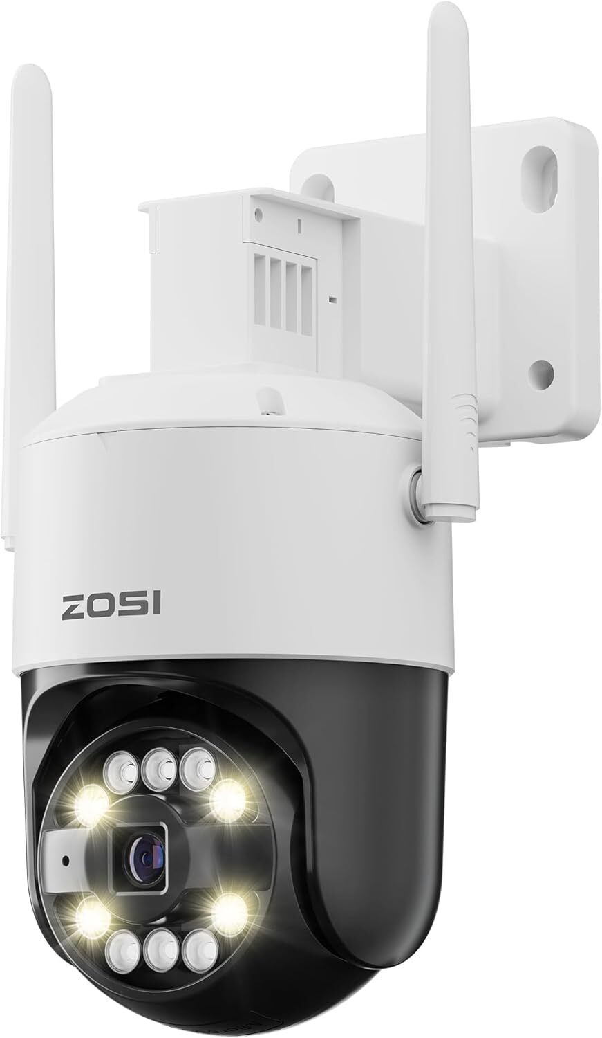 ZOSI 3K 5MP Pan Tilt Wi-Fi 6 Security Camera Home Outdoor Person Vehicle Detect
