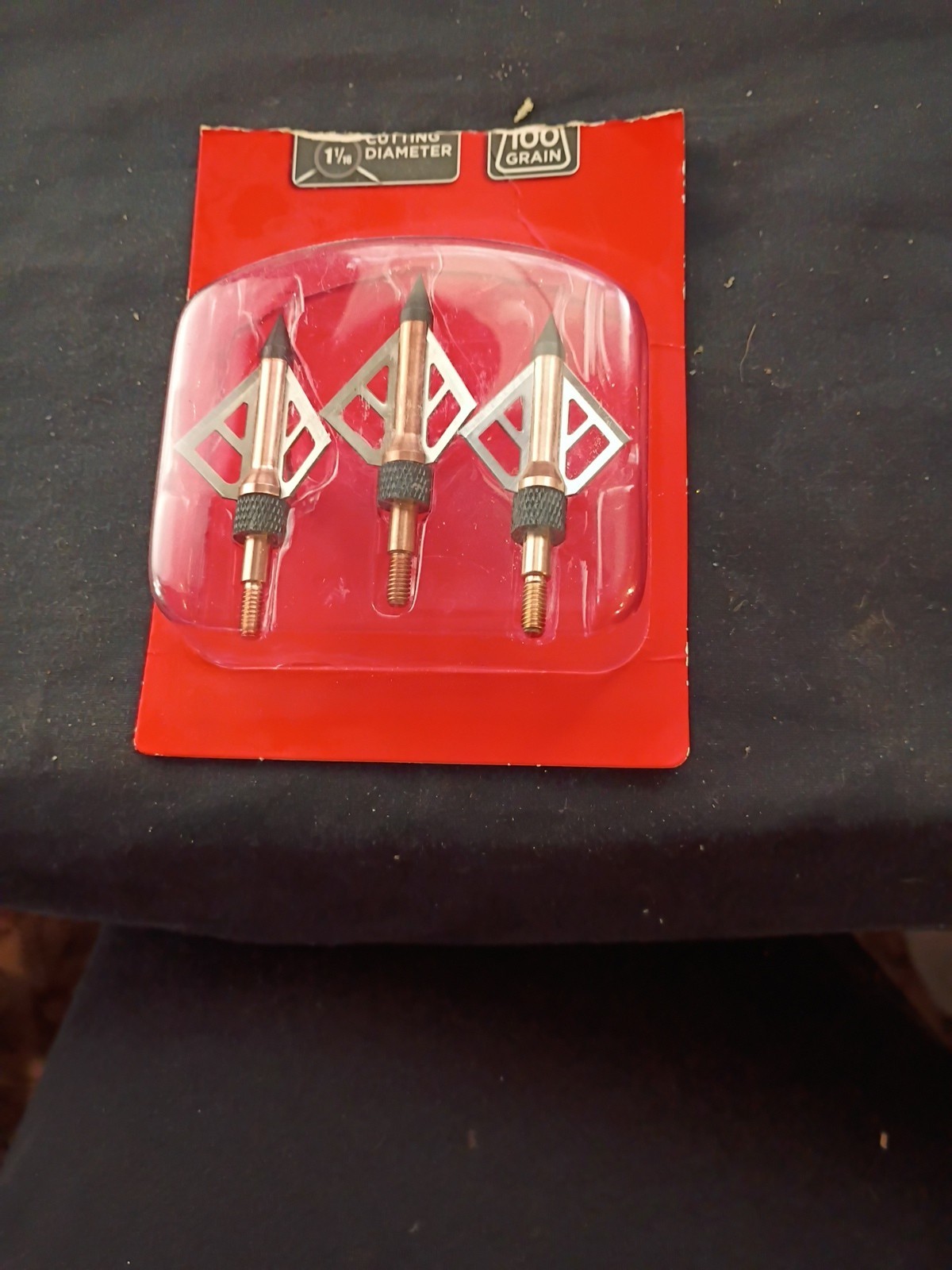 Allen Lightning Broadhead 100 Grain Stainless Steel Arrow Heads 14612A Archery