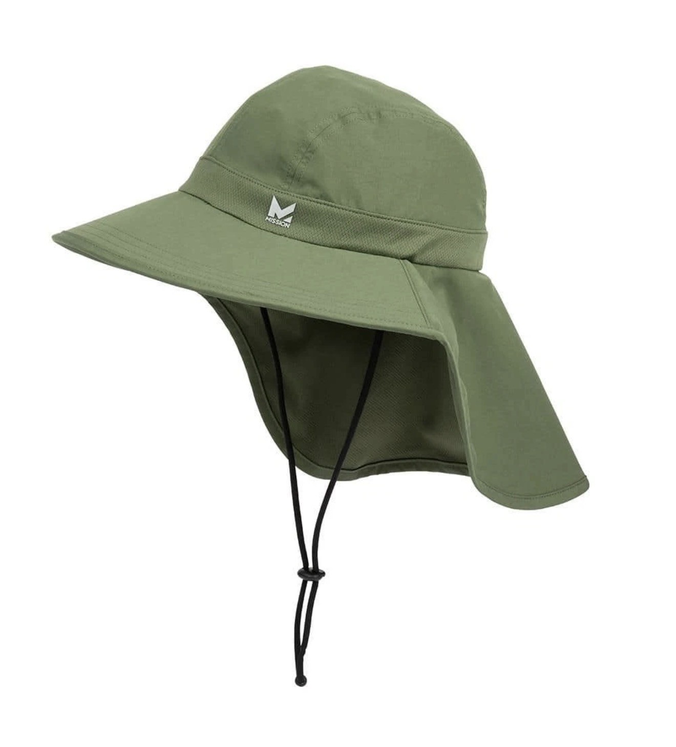 Mission Cooling Sun Protector Polyester Hat-Bronze Green