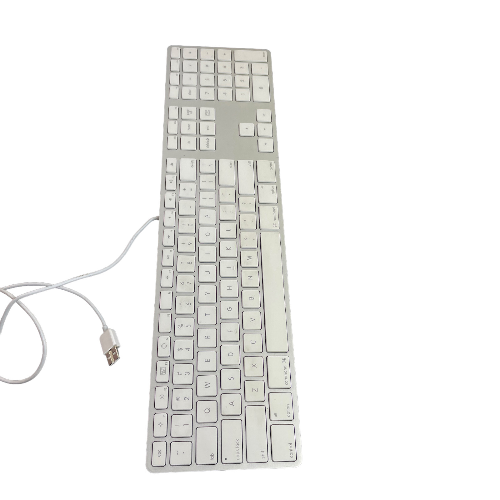 A1243 Apple Wired Aluminum USB Keyboard w/ Numeric Keypad