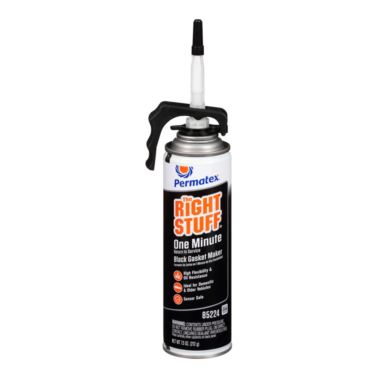 PERMATEX The Right Stuff Gasket Maker Black Paste 7.5 OZ CAN - 85224