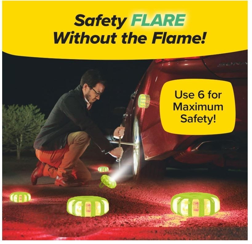 LIZARD FLARE Roadside Emergency Safety Disc Light