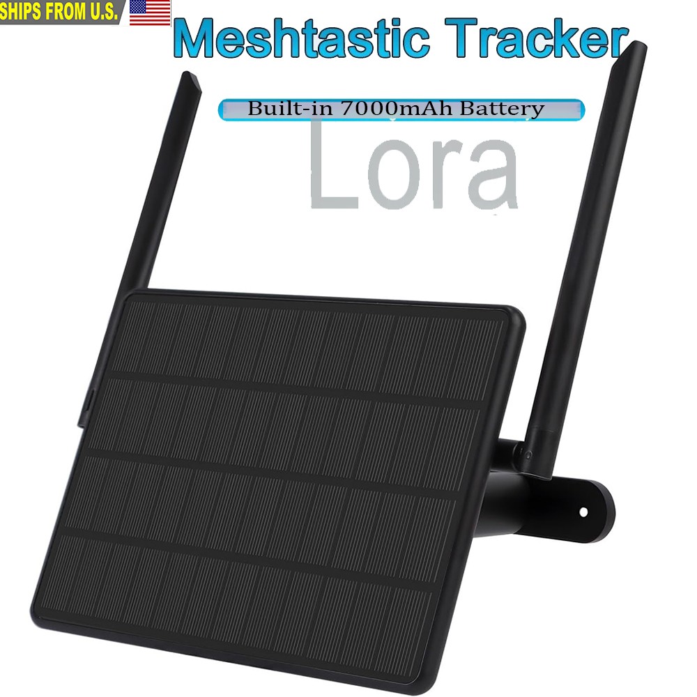 Meshtastic LoRa Solar Powered Node with GPS NRF52840 SX1262 7000mAh Battery