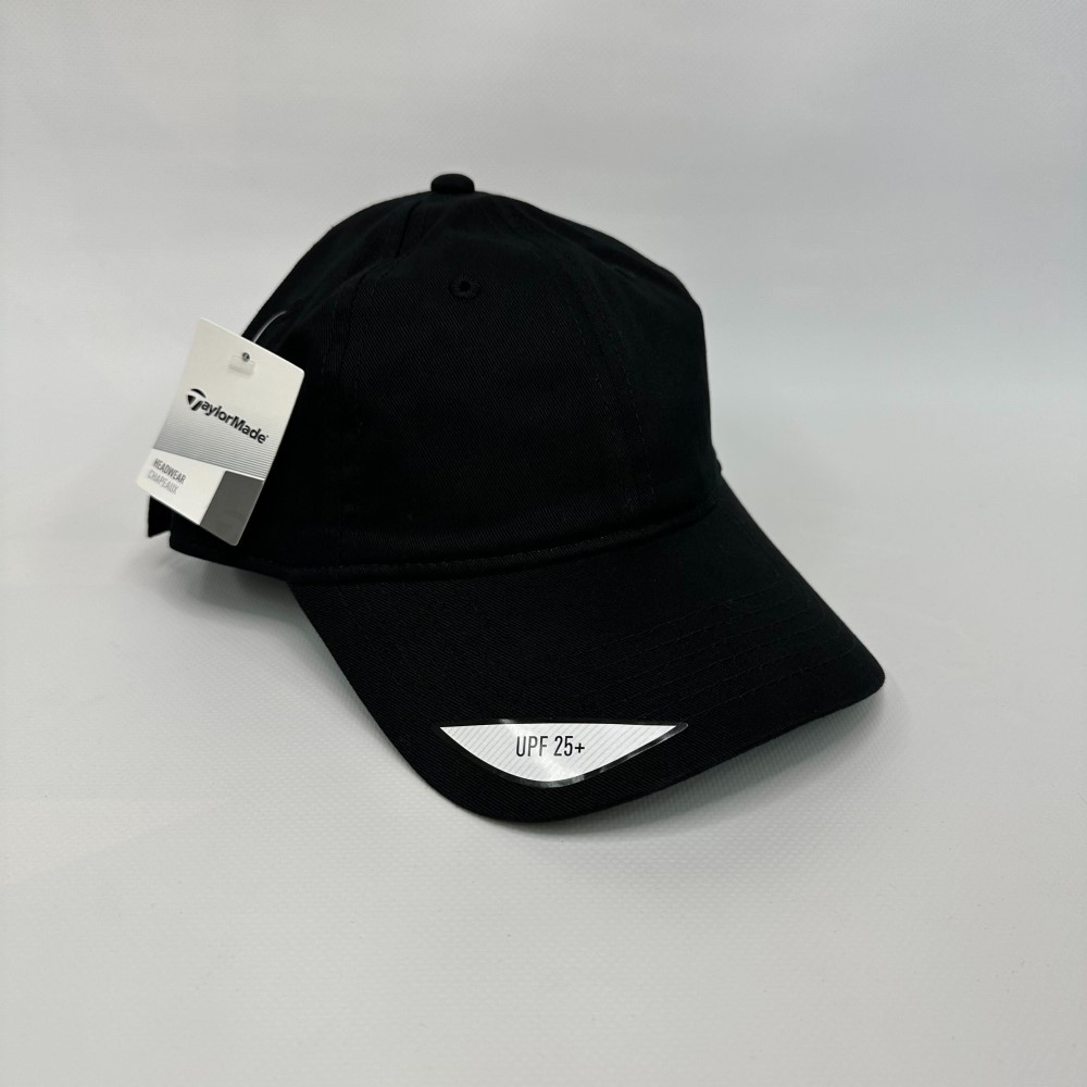 New Women's / Youth TaylorMade Golf Cotton Black Adjustable Hat