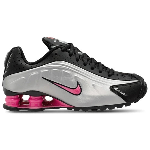 Nike Shox R4 Silver Black Pink CW2626-006 Size GS 4Y-7Y Unisex Kids Women New