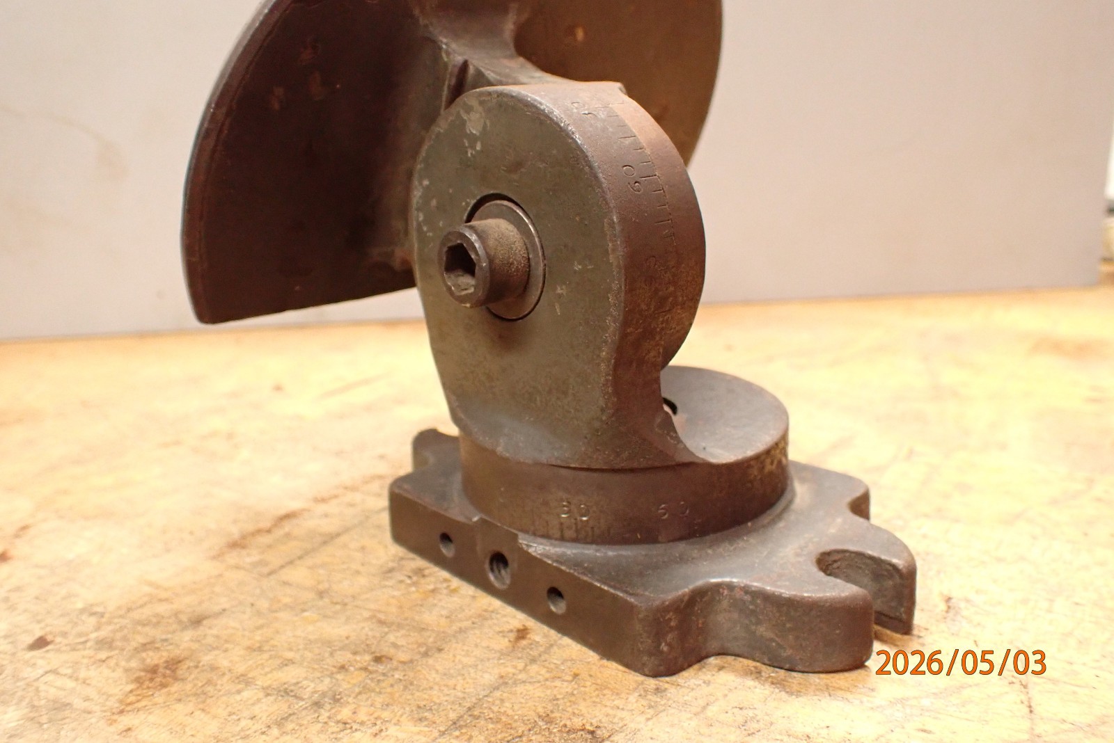 OLDER ADJUSTABLE ANGLE GRINDING GRINDER FIXTURE MACHINIST TOOLING