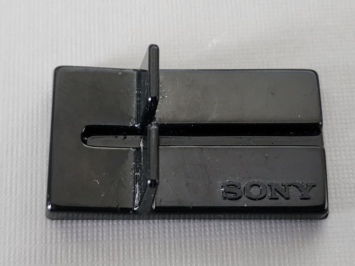 Vintage SONY Stand Plastic Black - Maybe for Clip Microphone / Unknown