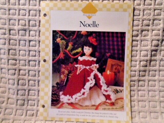 NOELLE DRESS 15" FASHION DOLL VANNA'S CROCHET PATTERN INSTRUCTIONS