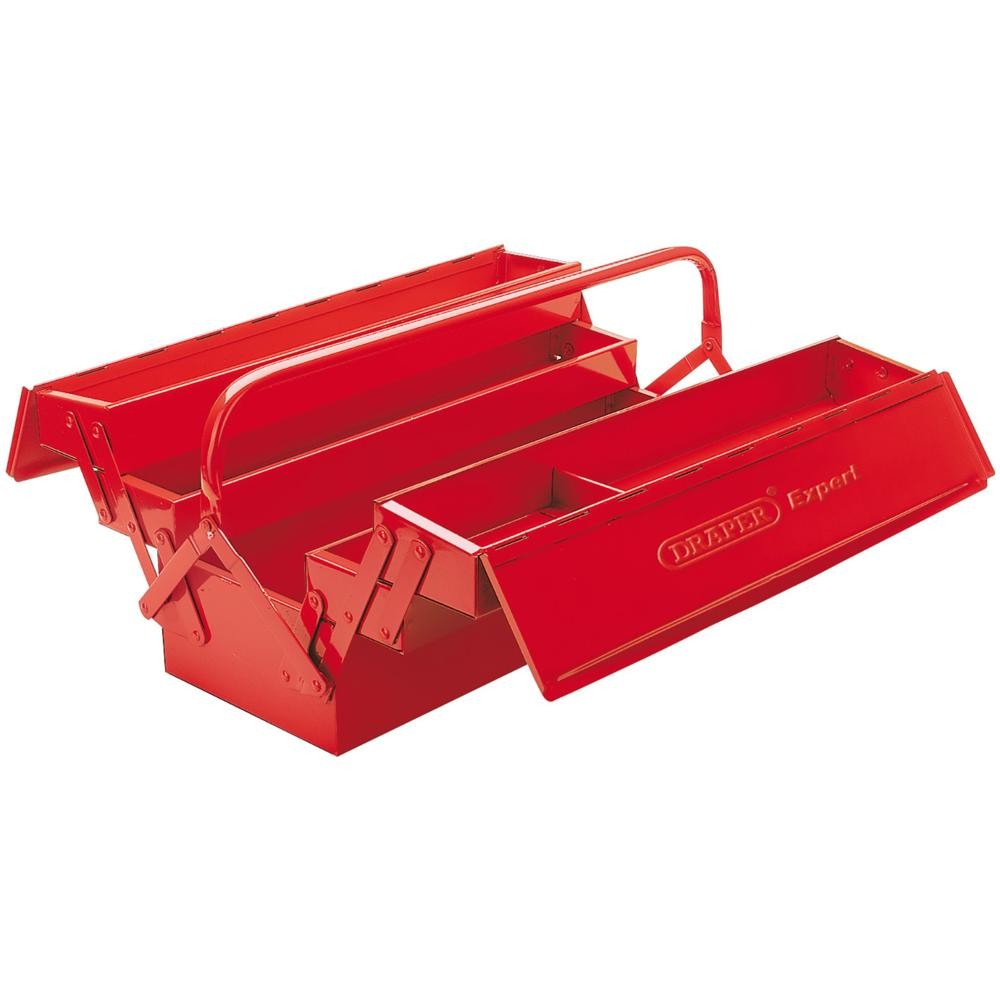 Draper 5 Tray Metal Cantilever Tool Box 525mm