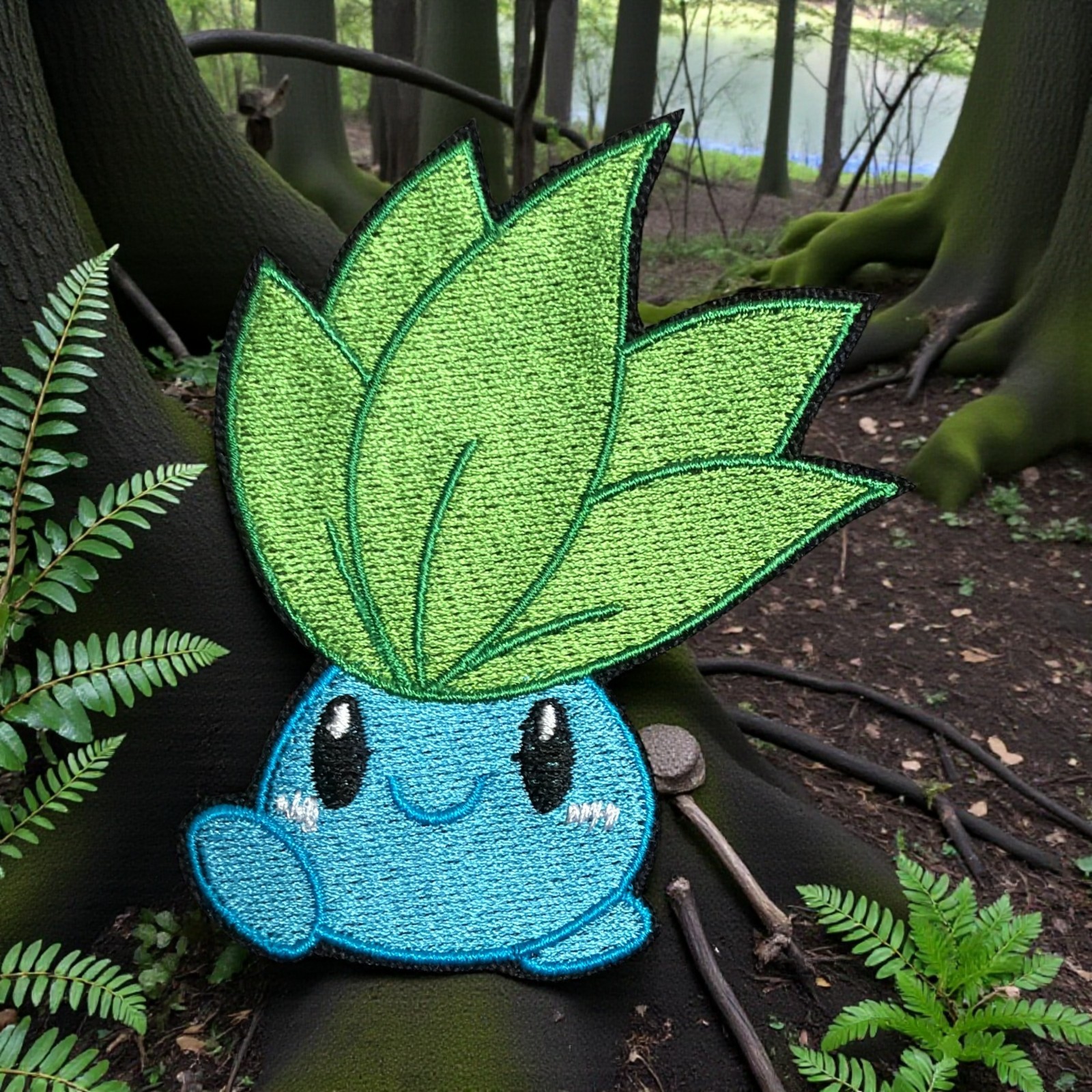 Oddis Pokemon Embroidery Patch Multi Sizes 2.68" - 4.50"