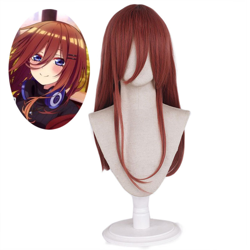 Quintessential Quintuplets Nakano Cosplay Wig Heat Resistant Synthesis Wigs