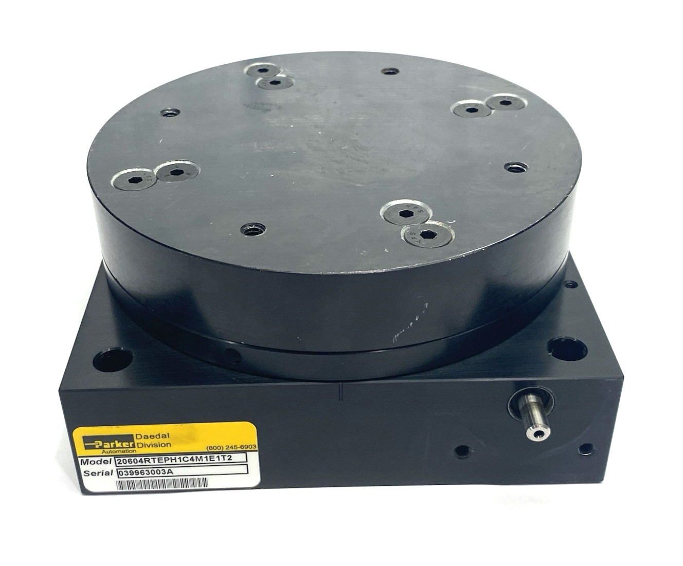 Parker 20604RTEPH1C4M1E1T2 Precision Worm Gear Rotary Table