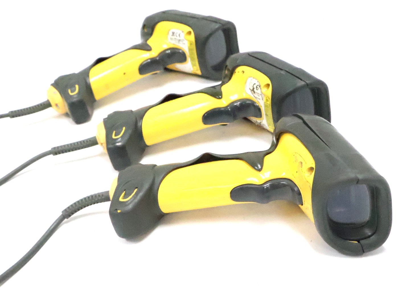 Lot of 3 Datalogic PowerScan Wired Barcode Scanner "READ"
