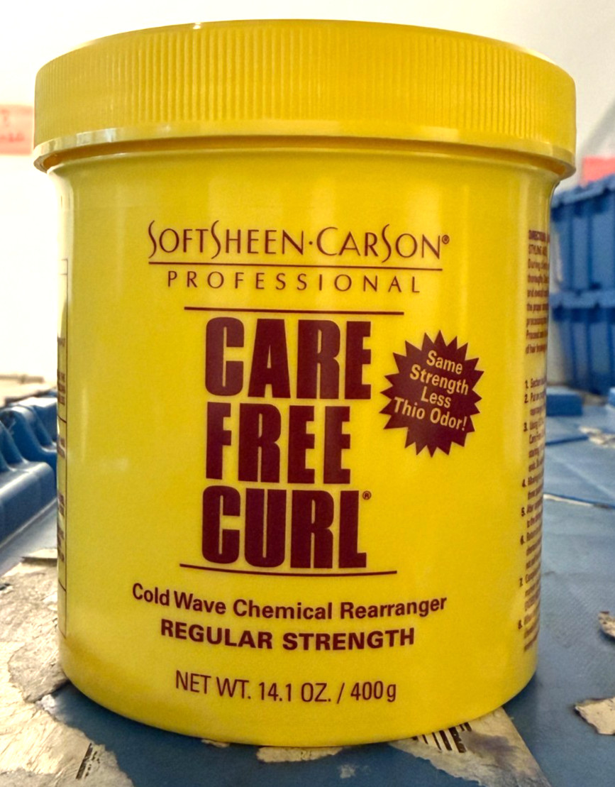 SoftSheen Carson Care Free Curl Cold Wave Chemical Regular Strength 14.1oz