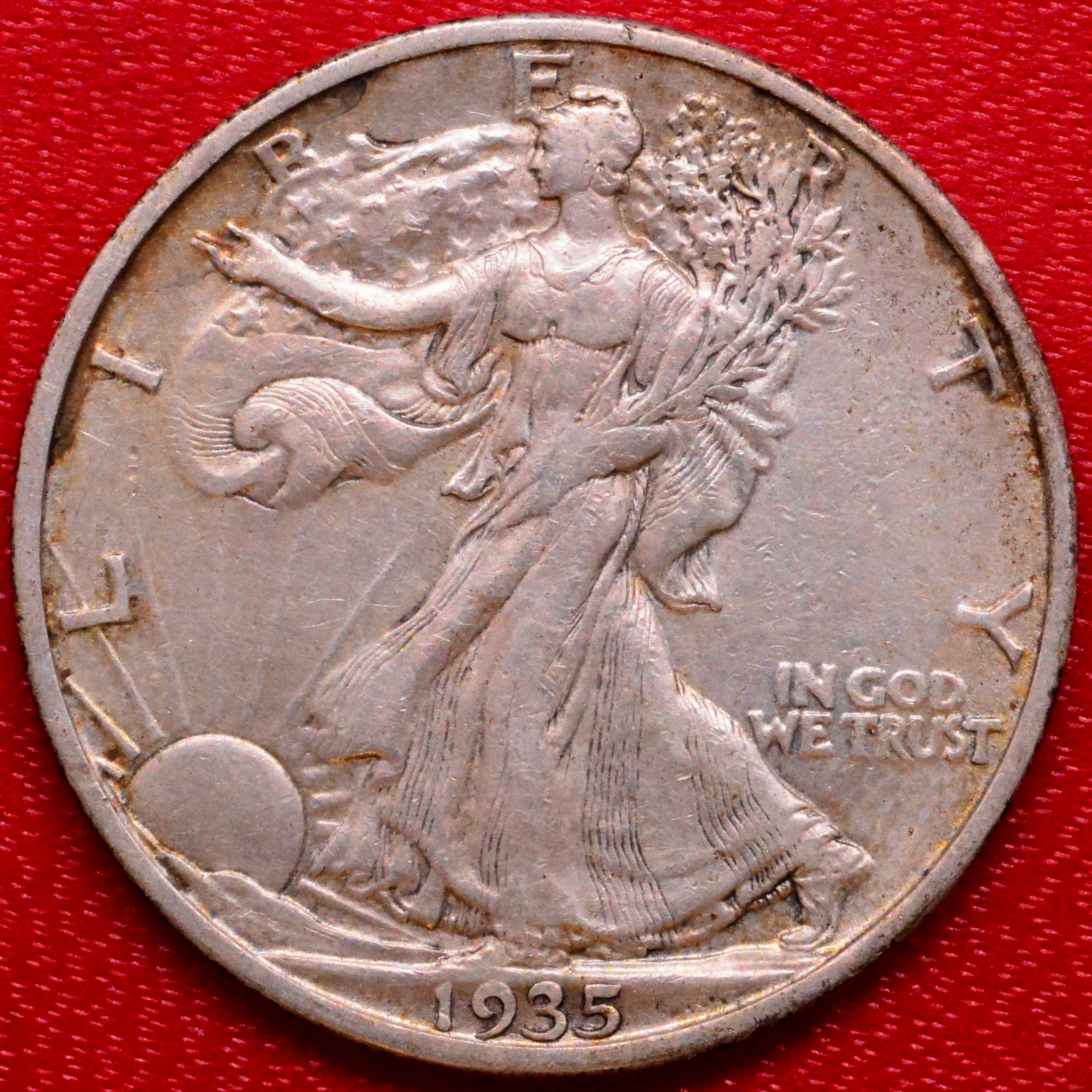 1935-S WALKING LIBERTY HALF