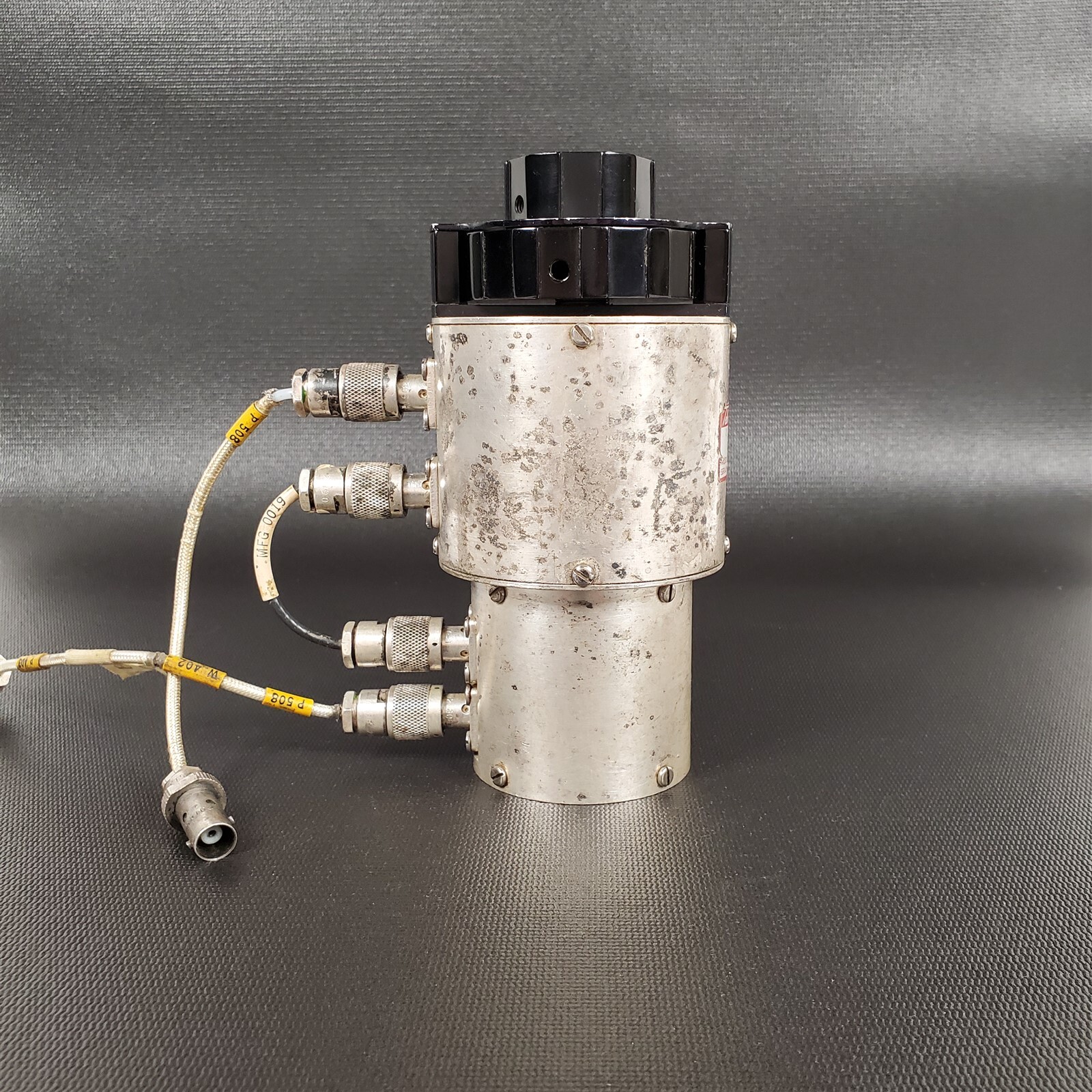 Vintage Mil-std Variable Rotary Attenuator 50db 50 Ohms Telonic TAB-50C