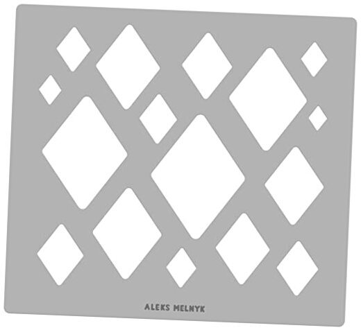 No.202 Metal Diamond Template, Diamond Stencil, Art Diamond Tool, Isometric