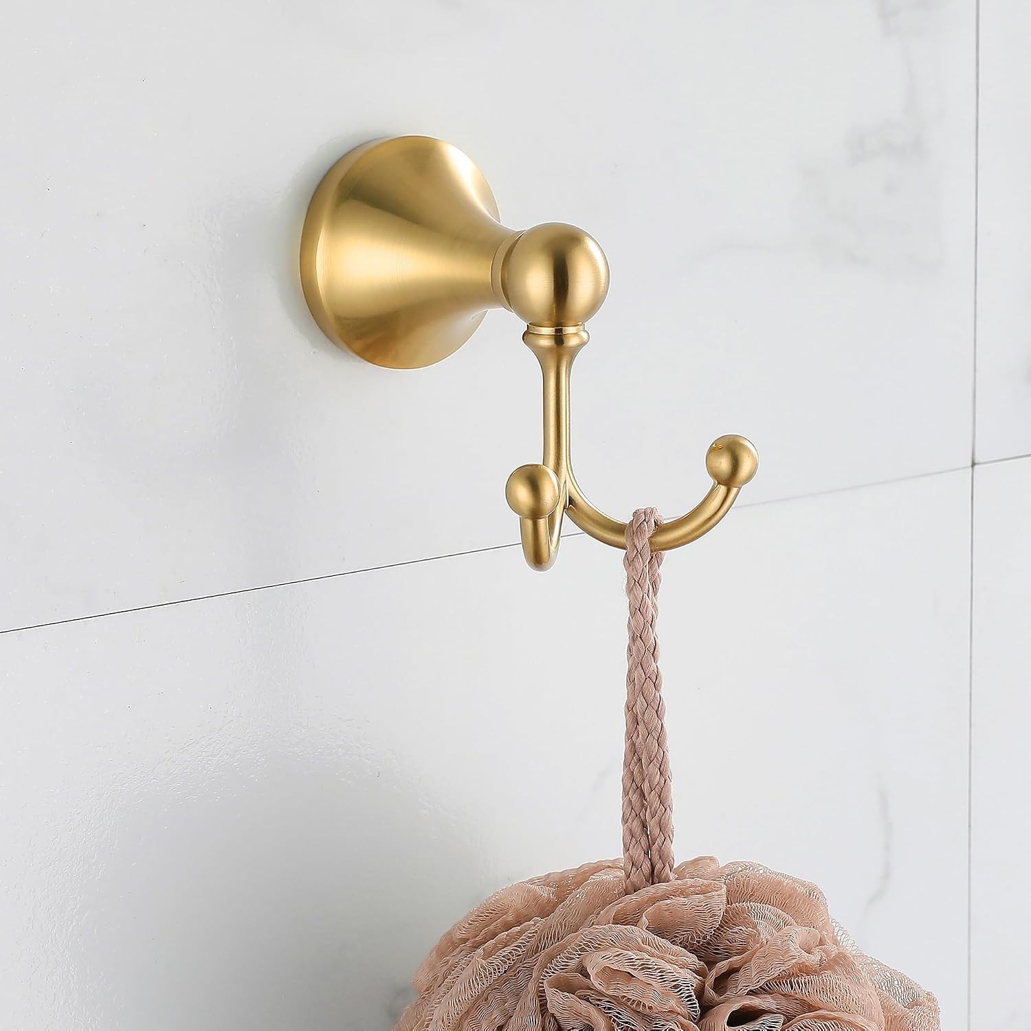 Modern Gold Bathroom Hardware Set - Brushed Finish, Rust Resistant Accessories