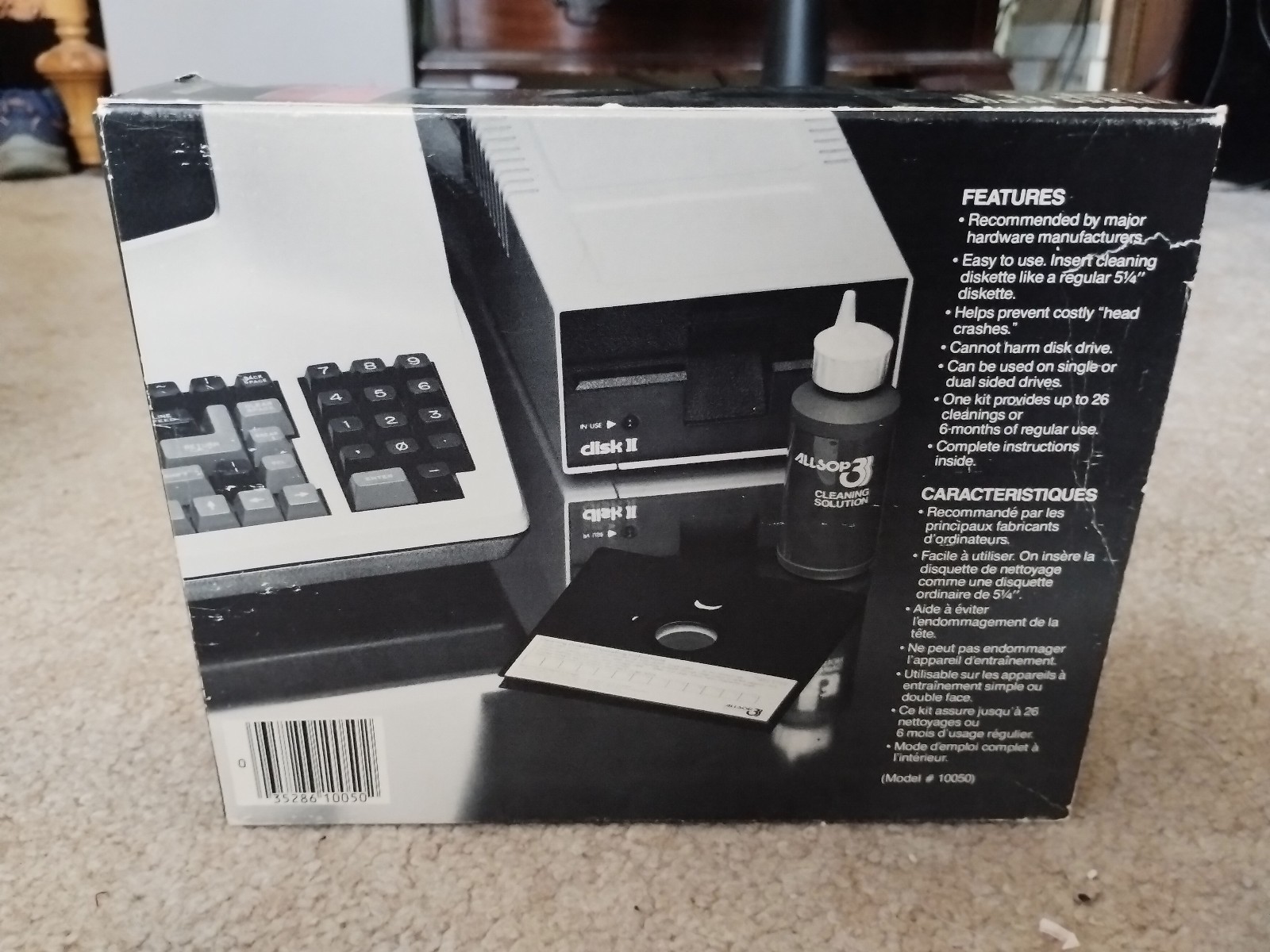 Allsop floppy drive head cleaning kit, 2 disks, no cleaning solution