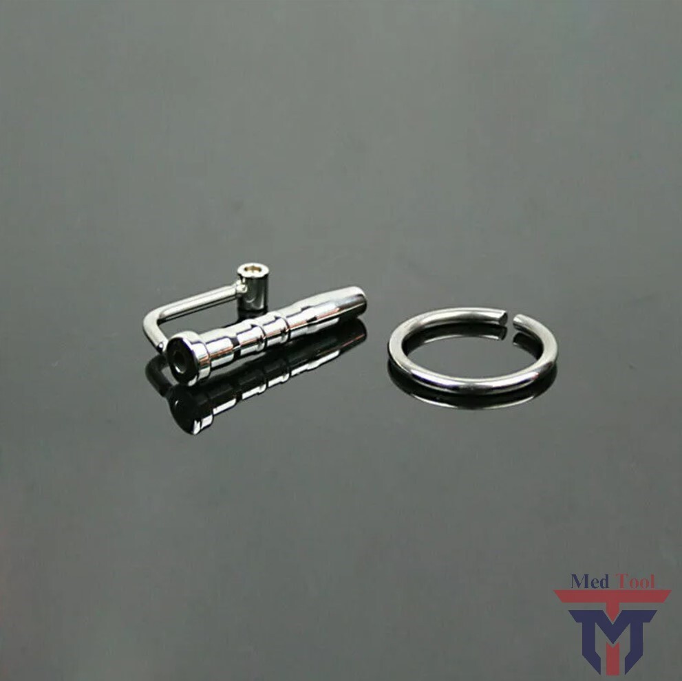Male Stainless Steel Urethral Dilator Sound Penis Plug NEW