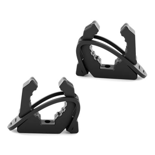 Quick Release Boat Hook Holders with Rubber Spring Strap,Marine Holder 2 Pcs