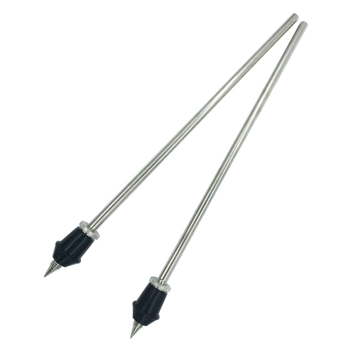 1 Pair Bass Drum Spurs Legs Vintage Metal Straight Floor Tom Legs 14.5inch Ki...