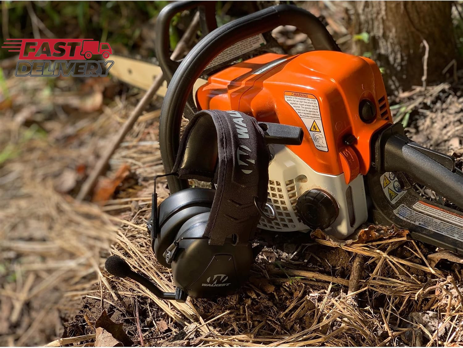 WALKER'S Bluetooth Passive Muff - Compact Lightweight 25Db NRR Hunting Shooting
