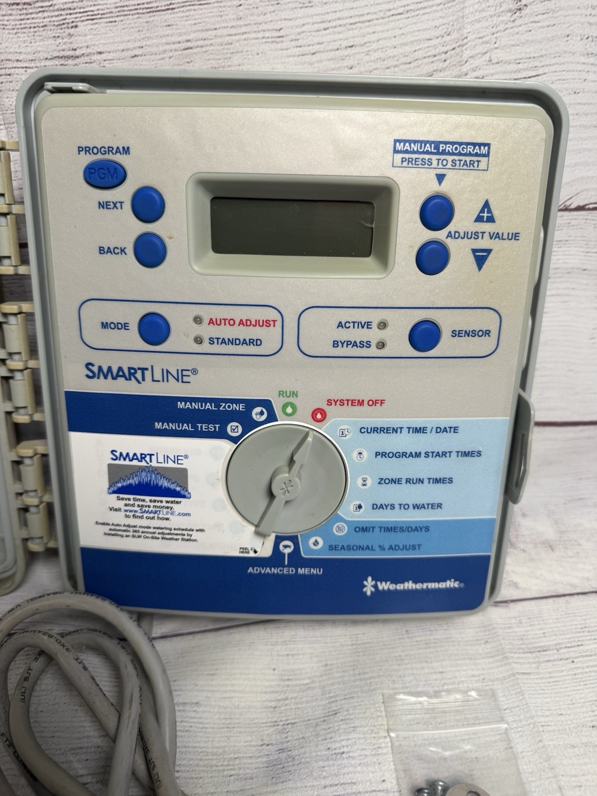 Weathermatic SL-1600 SmartLine Irrigation Controller W/ Key & Case Tested