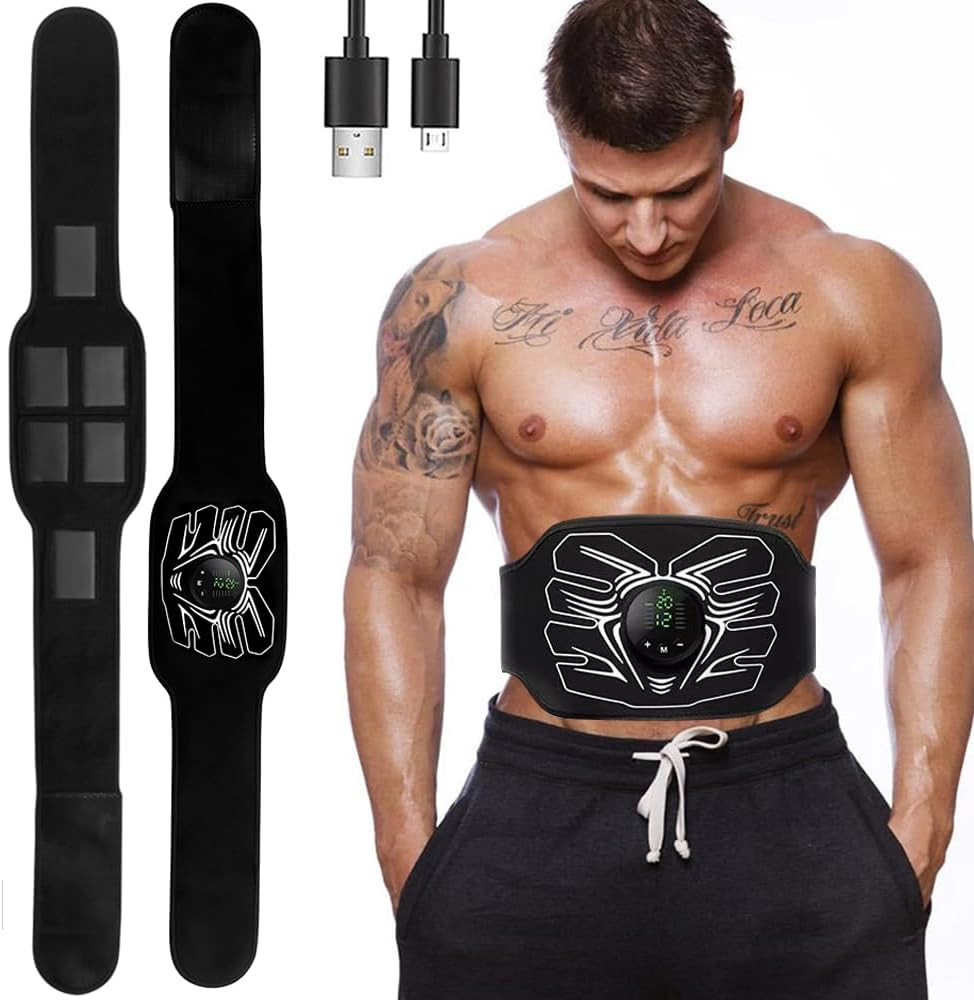 Abs Stimulator Abdominal Muscle Toner Fitness Strength Training Equipment Device