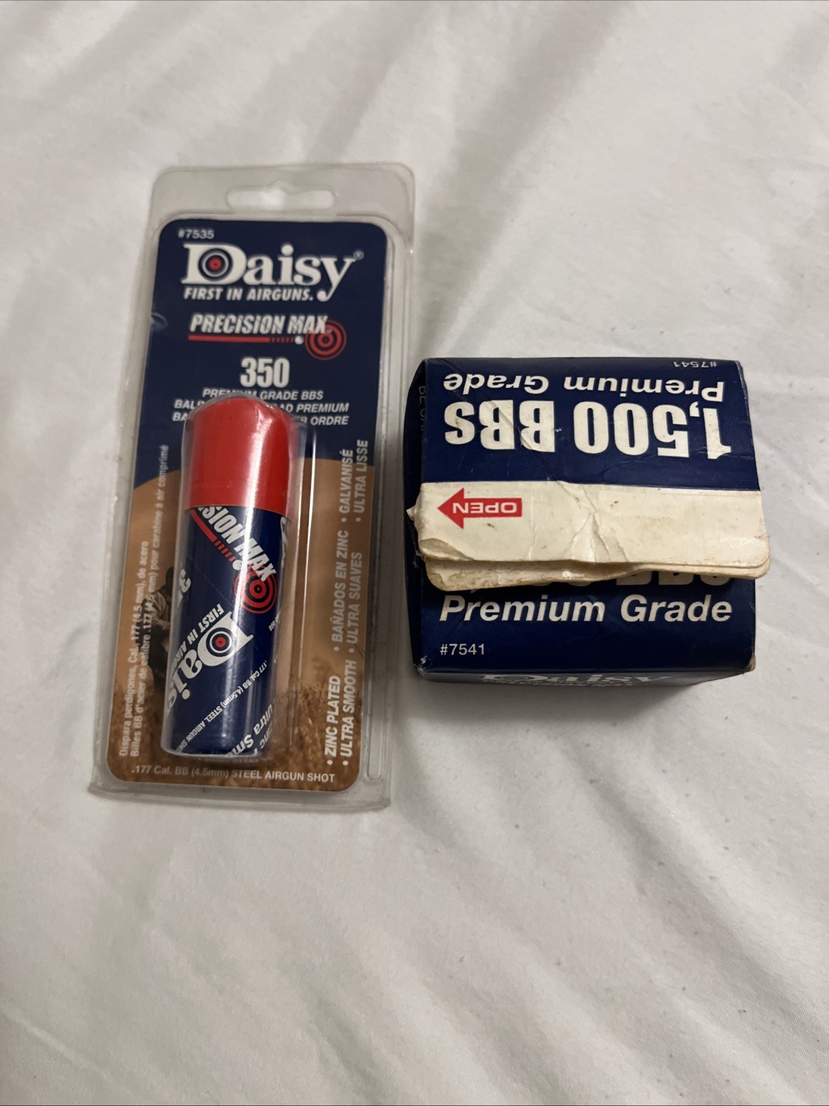 DAISY Premium Grade 350 Count POLISHED STEEL 4.5mm .177 Caliber Round Ball BBs