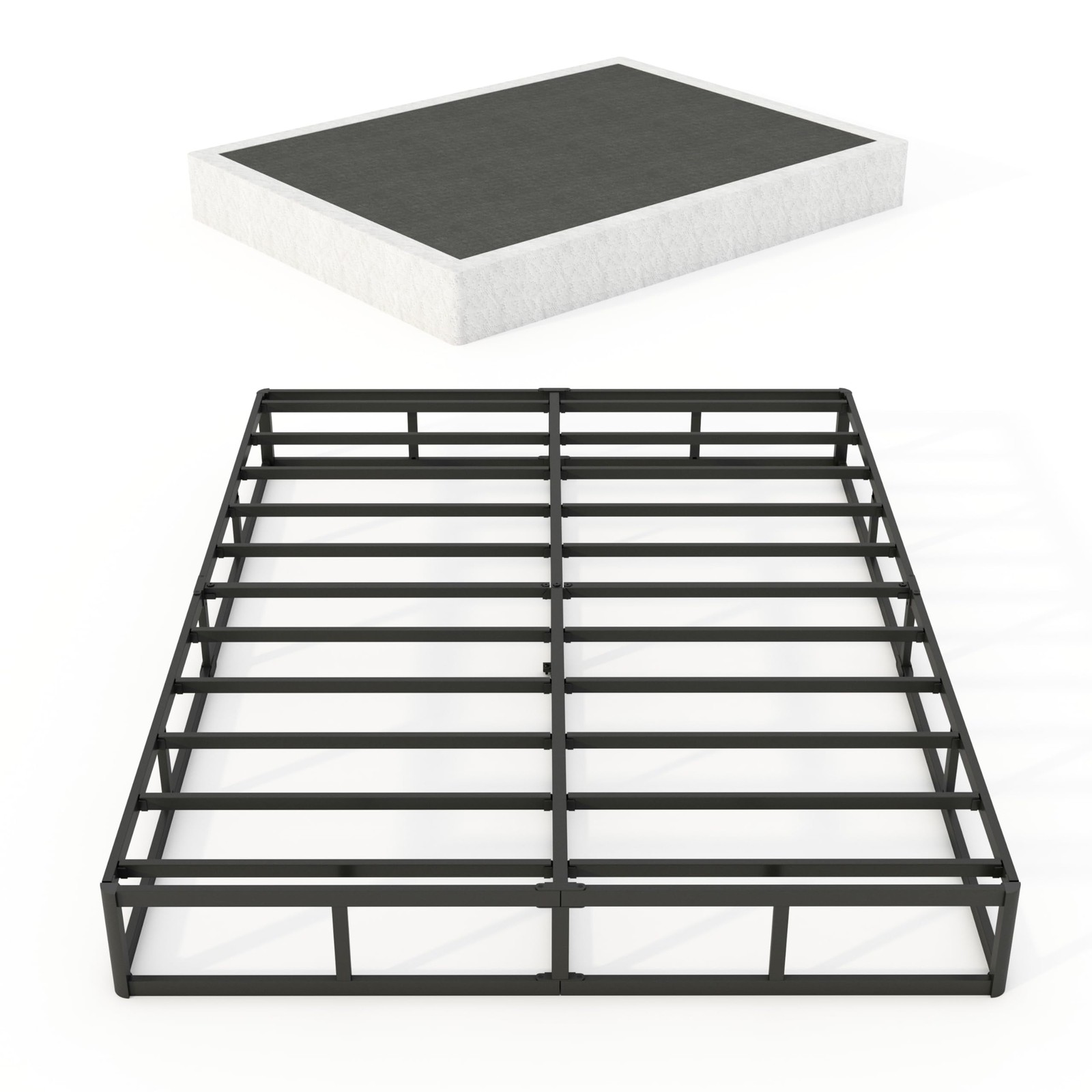 King Spring 9 Inch, Heavy Duty Metal Spring King Size Bed Base, Mattress Foun...