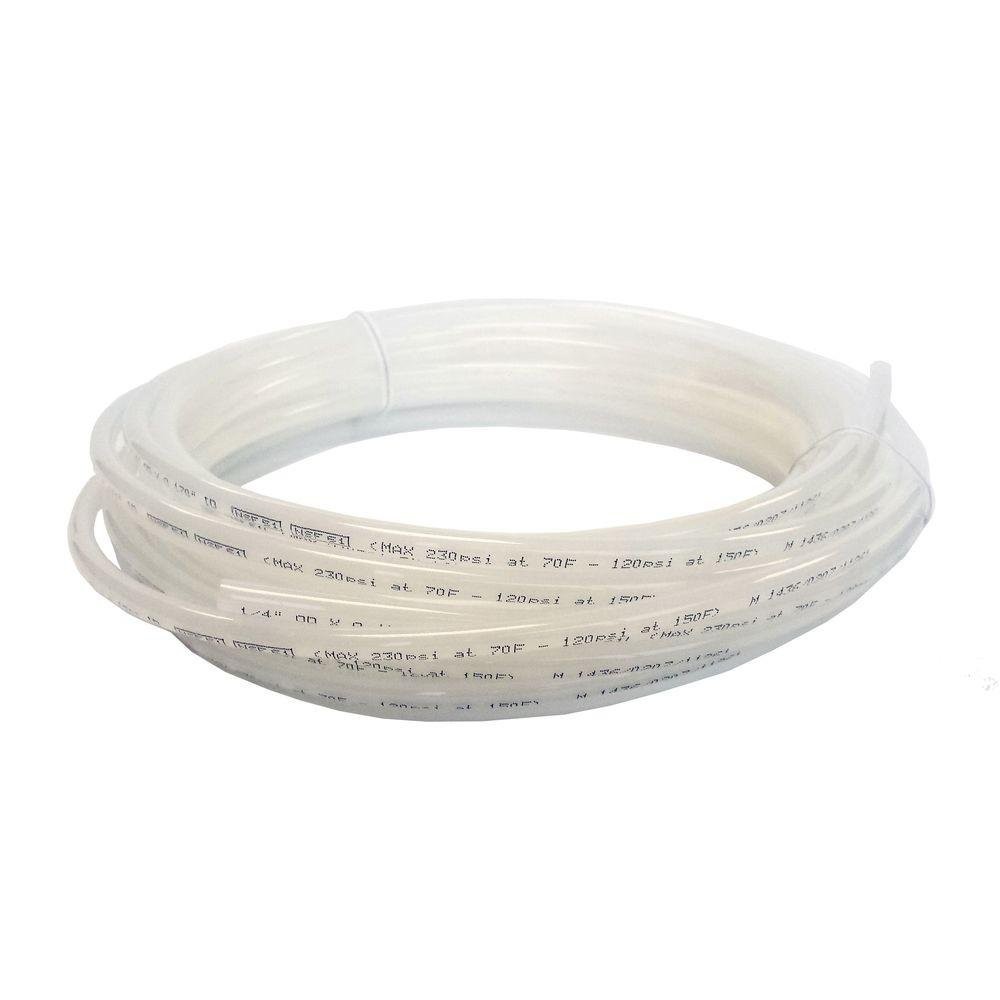 John Guest 1/4 Inch x 25 Feet LLDPE Tubing, Flexible Water 25 ft., Natural