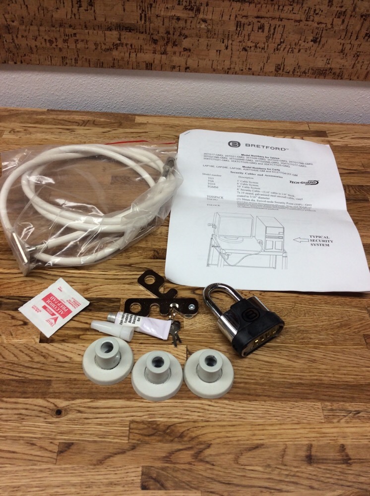 Bretford TG6 Tech Guard 6' Computer Security System