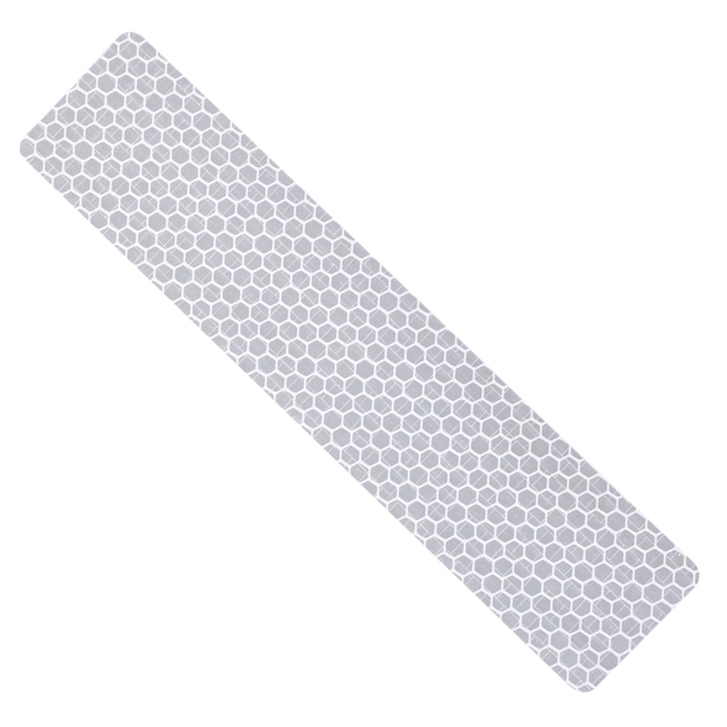HILLMAN 1.3 in. W X 6 in. L White Reflective Safety Tape 1 pk (6-PACK)