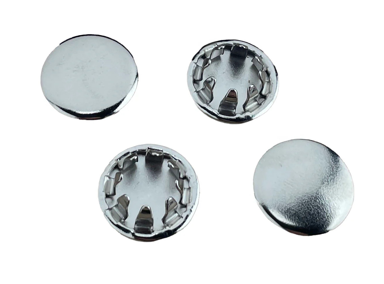 (4 PACK) 7/16" Nickel Plated Metal Hole Plugs for .031"-.062" metal SP-437-NK