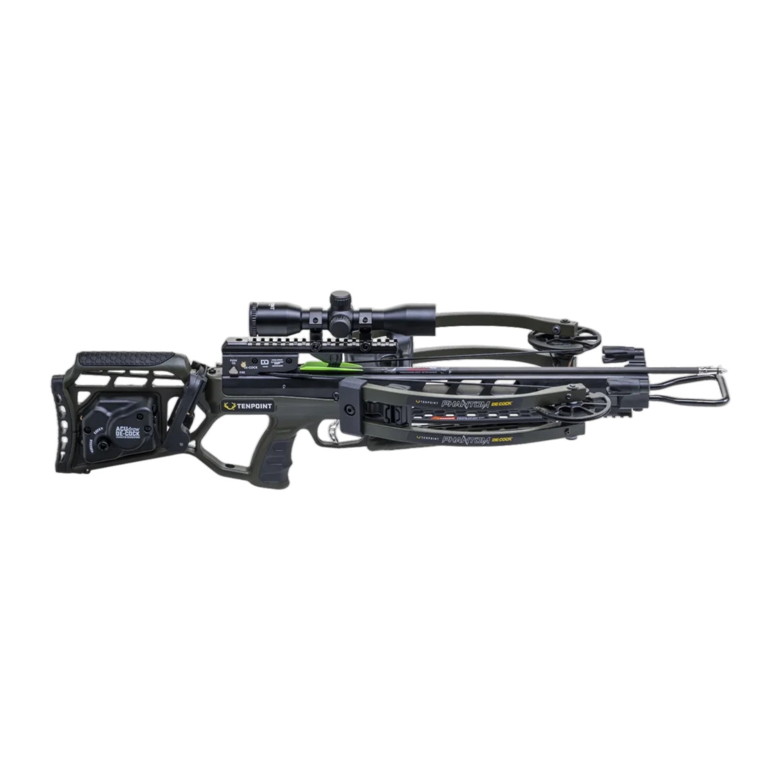 TenPoint Phantom Decock Moss Green Crossbow ProView 400 FPS with ACUdraw System