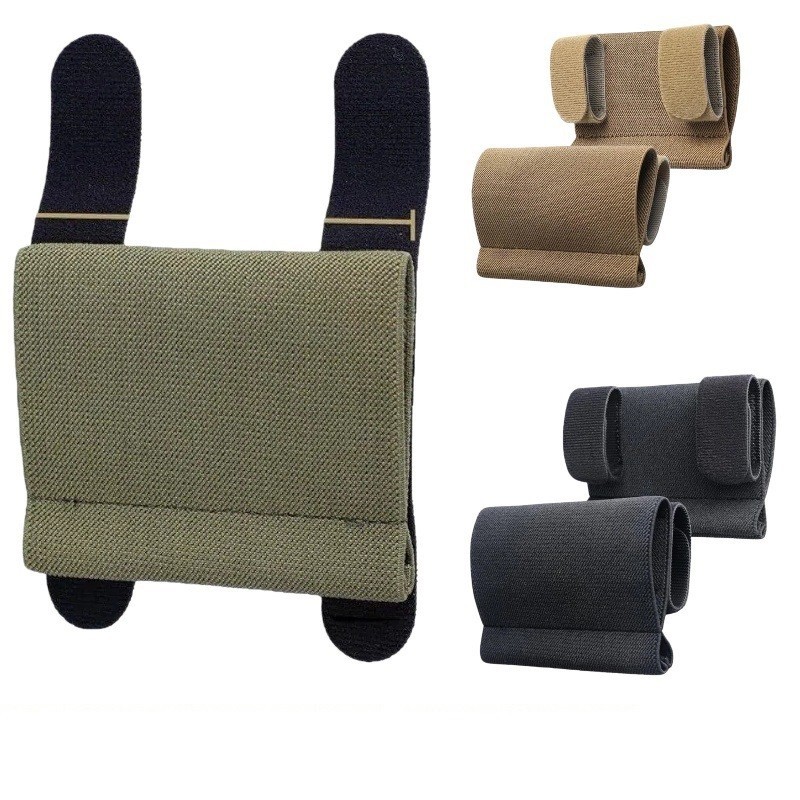 Compact MOLLE Tool Pouch Elastic Straps Tactical Vest Belt Accessory