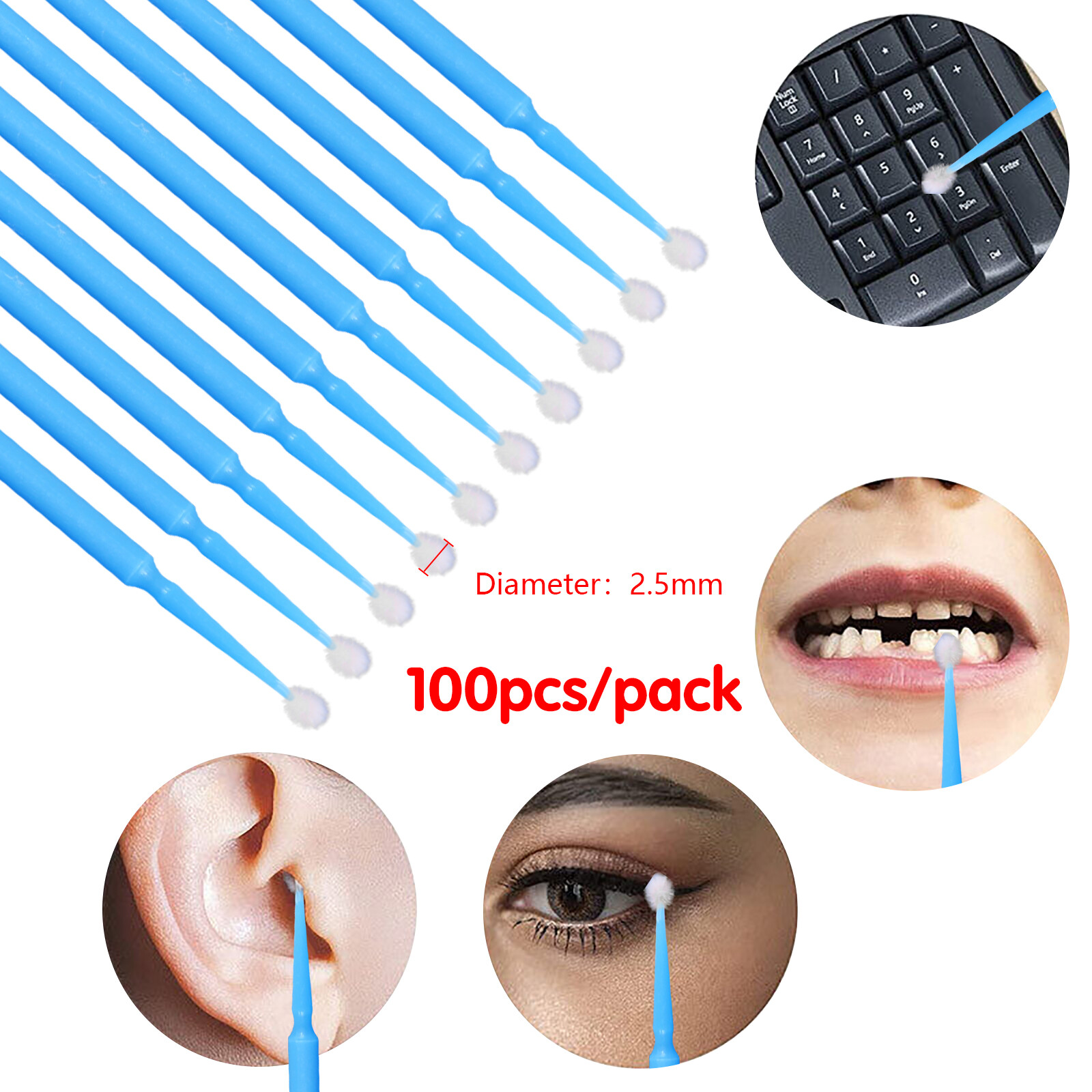 400 Micro Brushes Applicators Microbrush Dental (Regular, Fine, Super Fine) SA